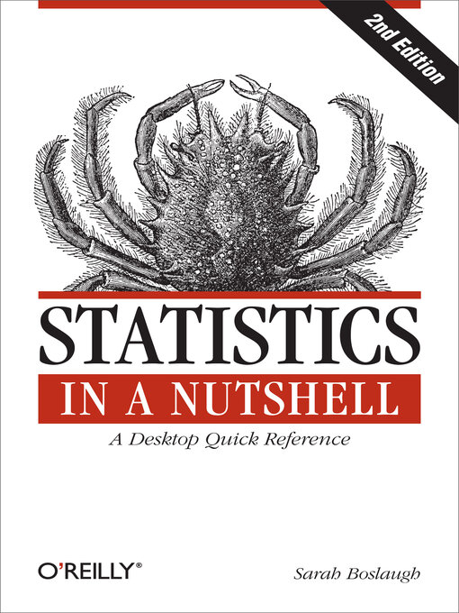 Title details for Statistics in a Nutshell by Sarah Boslaugh - Wait list